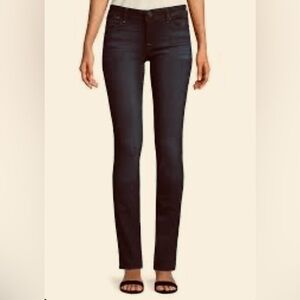 DL1961 Grace High Rise Straight Leg Jeans black wash Sz 27